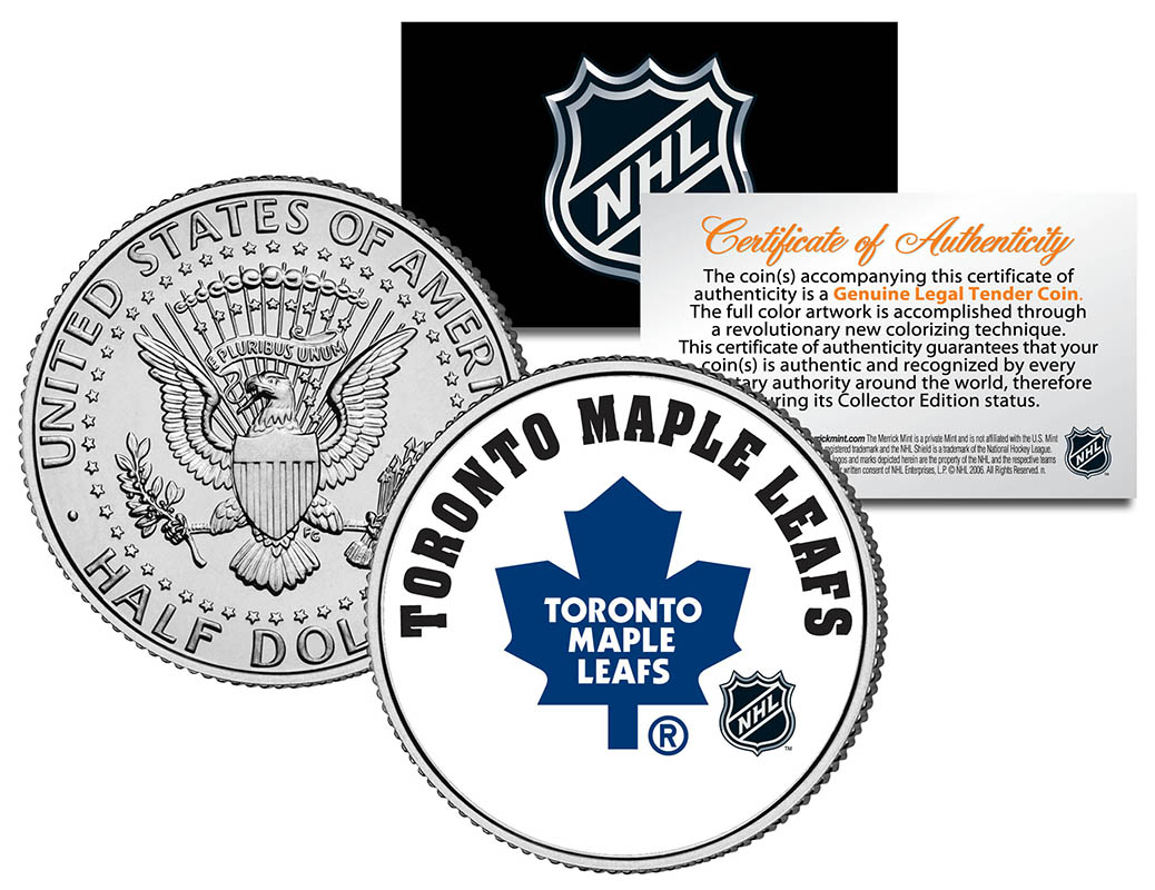 Individual NHL Team JFK Half Dollars
