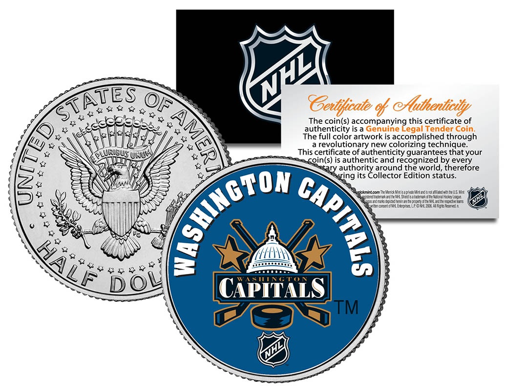 Individual NHL Team JFK Half Dollars