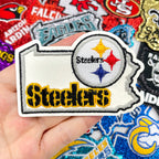 🏈 NFL Football Team Embroidered Patches – Sports Fan Iron-On Badge