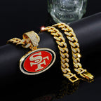 🔥 LAST DAY: Up to 63% OFF – NFL Team Pride Gem Chain Necklace