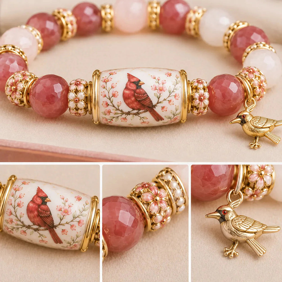 🌸Meaningful Garden Crystal Bracelet – A Little Gift With a Big Meaning