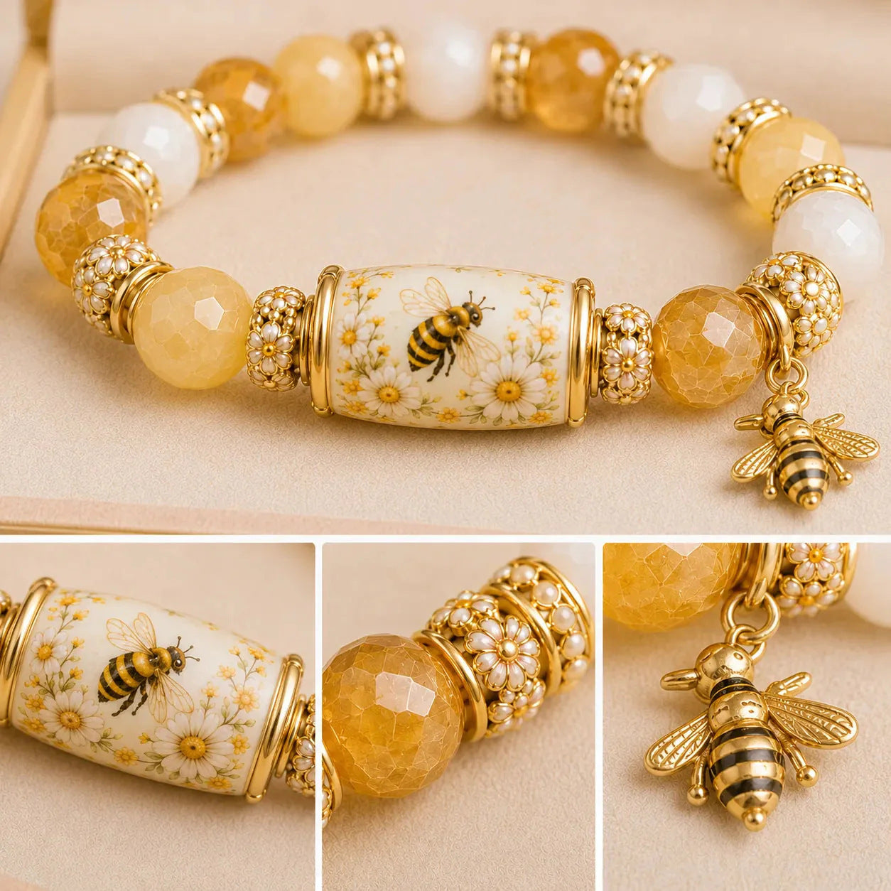 🌸Meaningful Garden Crystal Bracelet – A Little Gift With a Big Meaning