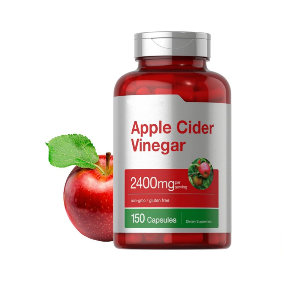 Apple Cider Vinegar Capsules | 2400mg | 150 Count | Non-GMO, Gluten Free Supplement