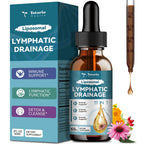 Liposomal Lymphatic Drainage Drops - 11 In 1 Organic Lymphatic Drainage Supplement with Burdock Root, Echinacea, Elderberry, Calendula, Cleavers Herb, Dandelion Supports Lymphatic Health 2 FL.OZ