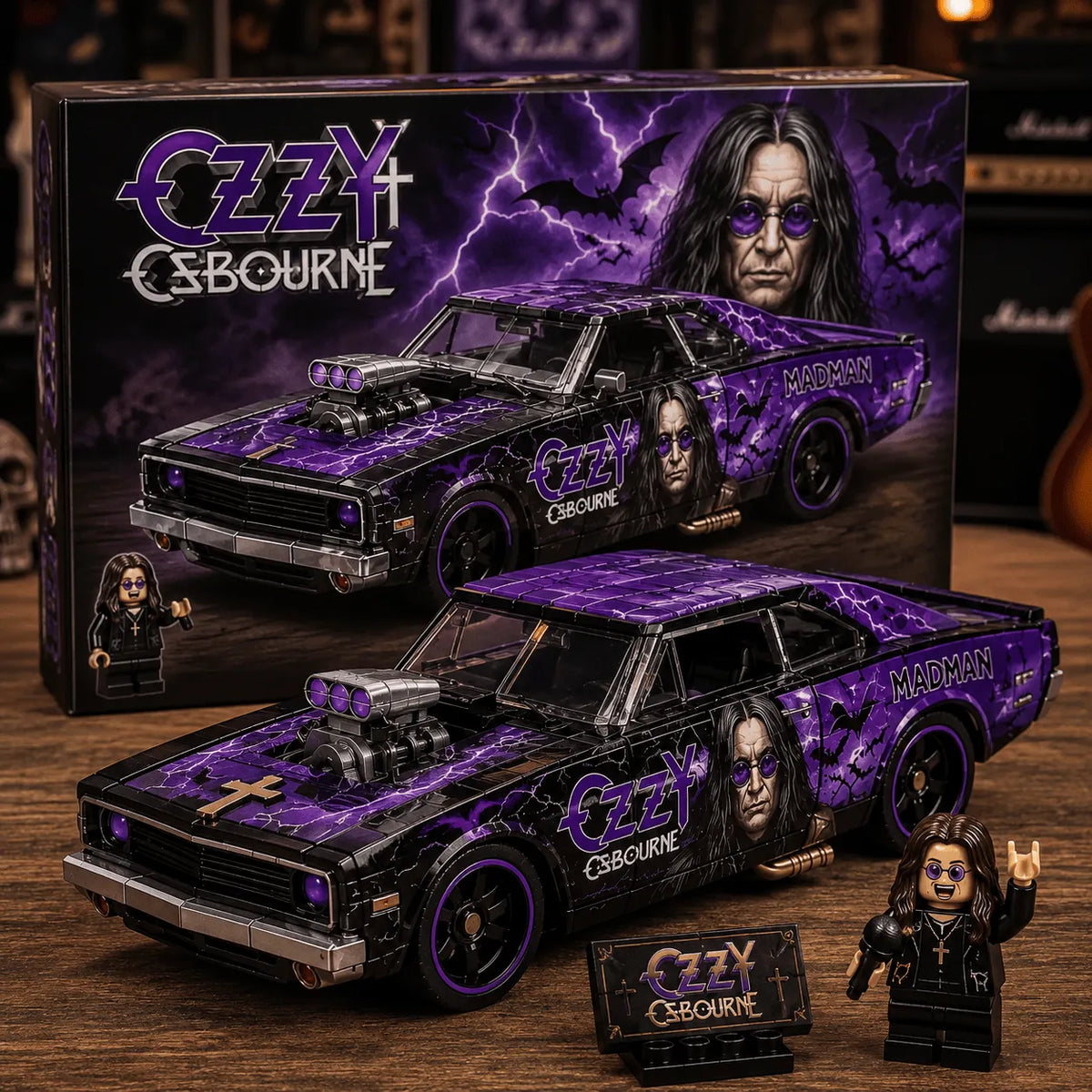 Ozzy Osbourne Madman 1970 Building Set