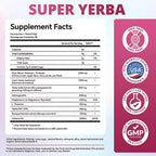 ZOOONE Super Yerba | Yerba Mate Instant Tea Powder | RASPBERRY LEMONADE Flavor | 30 Servings