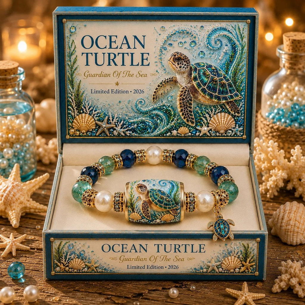 💥 Last Day 49% OFF – 🌊 Ocean Guardian Bracelet Collection | 6 Marine Creature Designs, Gemstone-Style Beads & Matching Sea Charms 🐚✨