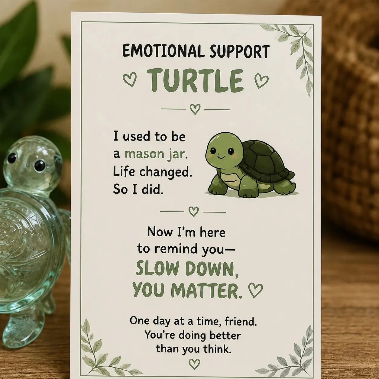 💌Emotional Support Animal Gift – A Tiny Companion with a Big Heart