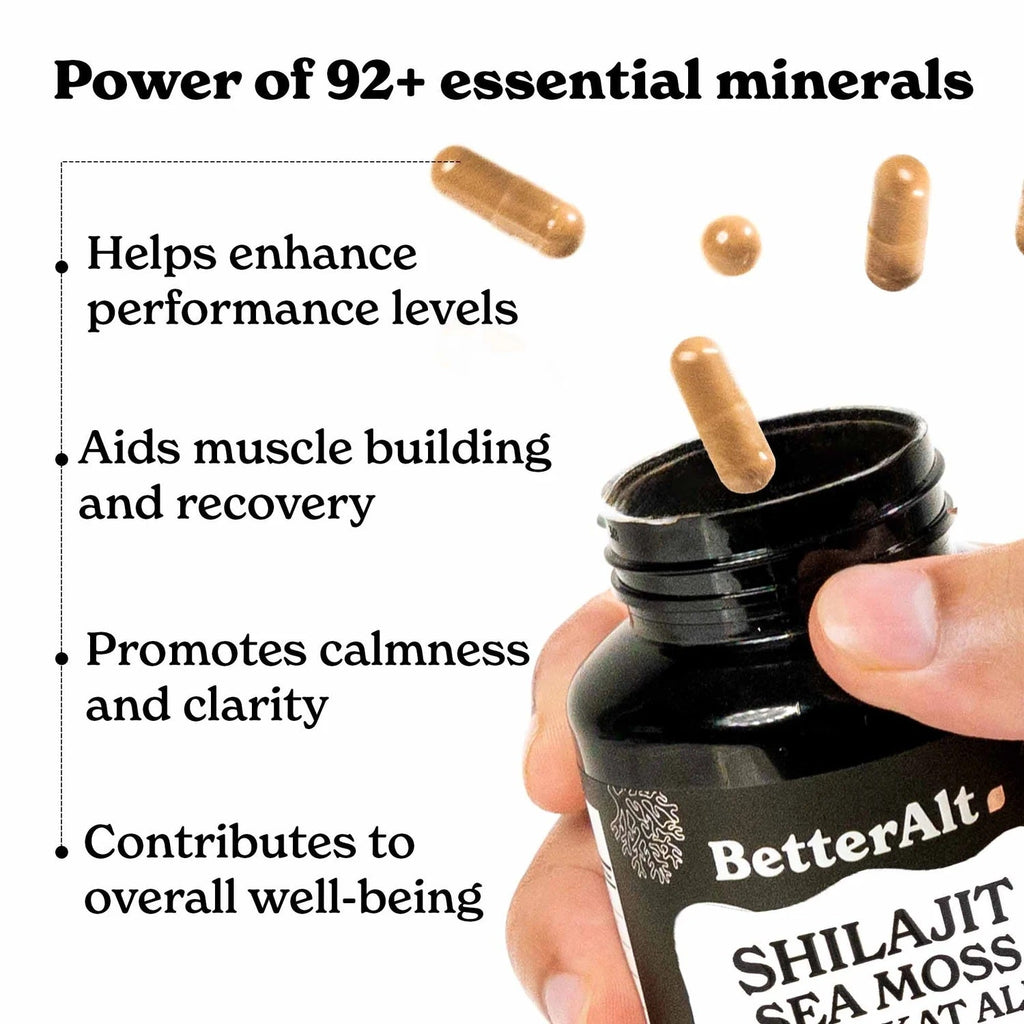 Sea Moss Capsules – High Potency Supplement for Strength & Endurance | 120 Capsules