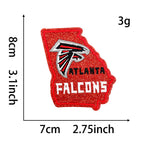 🏈 NFL Football Team Embroidered Patches – Sports Fan Iron-On Badge