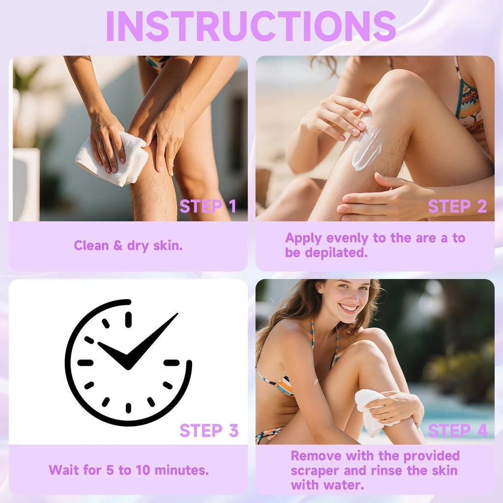 Bikini Pain-Free Hair Removal Cream for Sensitive Skin