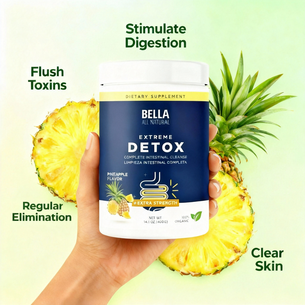 Pineapple Extreme Detox Powder – Supports Sleep Balance, Deep Detox & Skin Radiance | All-Natural Cleanse Supplement