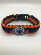 NHL Team Logo Paracord Bracelet (Choose NHL Team)