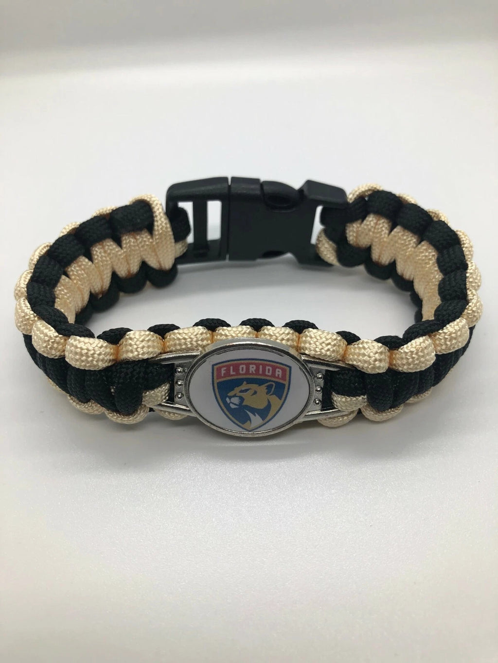 NHL Team Logo Paracord Bracelet (Choose NHL Team)