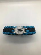 NHL Team Logo Paracord Bracelet (Choose NHL Team)