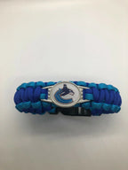 NHL Team Logo Paracord Bracelet (Choose NHL Team)
