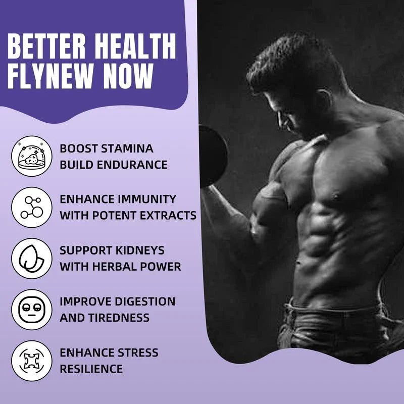 Flynew Shilajit Ultra Optimal Potency, Energy and Immune Support 60 Count