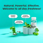 DEOS Natural Deodorant Supplement for Body Freshness & Sweat Control