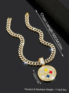 🔥 LAST DAY: Up to 63% OFF – NFL Team Pride Gem Chain Necklace
