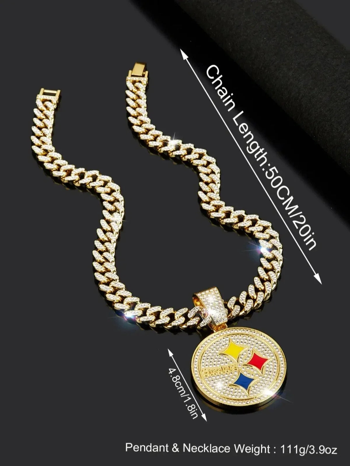 🔥 LAST DAY: Up to 63% OFF – NFL Team Pride Gem Chain Necklace