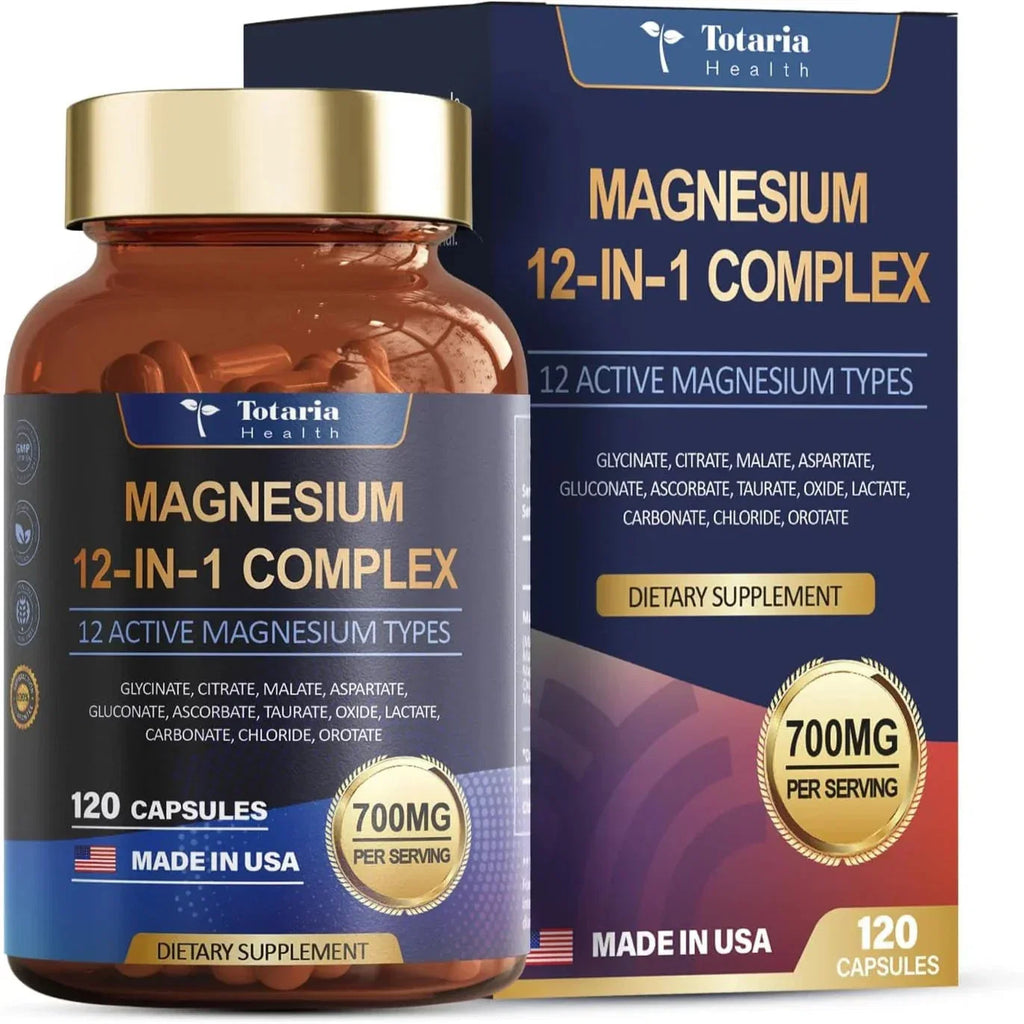 Magnesium 12 in 1 Complex 700mg - Glycinate Citrate Malate Taurate.4