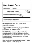 Swanson Full Spectrum Spearmint Leaf Capsules, 400 mg, 60 Count